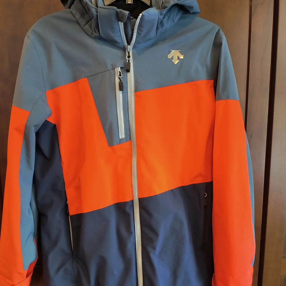 Spyder Orange and Blue Jacket with Black Pants - Picture 2 of 12